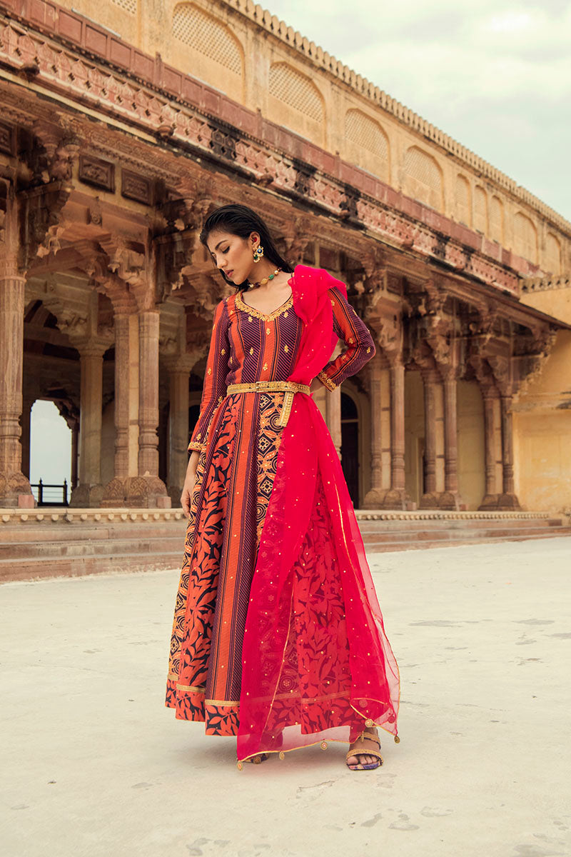 Laxmangarh Anarkali Set