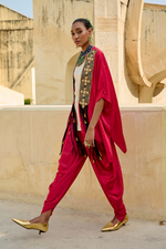 Jantar Mantar Noori Cape set