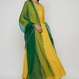 Navrang Yellow Marodi Kurta Set