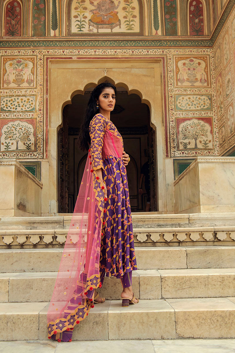 Nagaur Kurta, Tonk/Pants & Barmer Dupatta