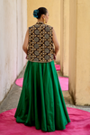 Jantar Mantar Emerald Skirt Set