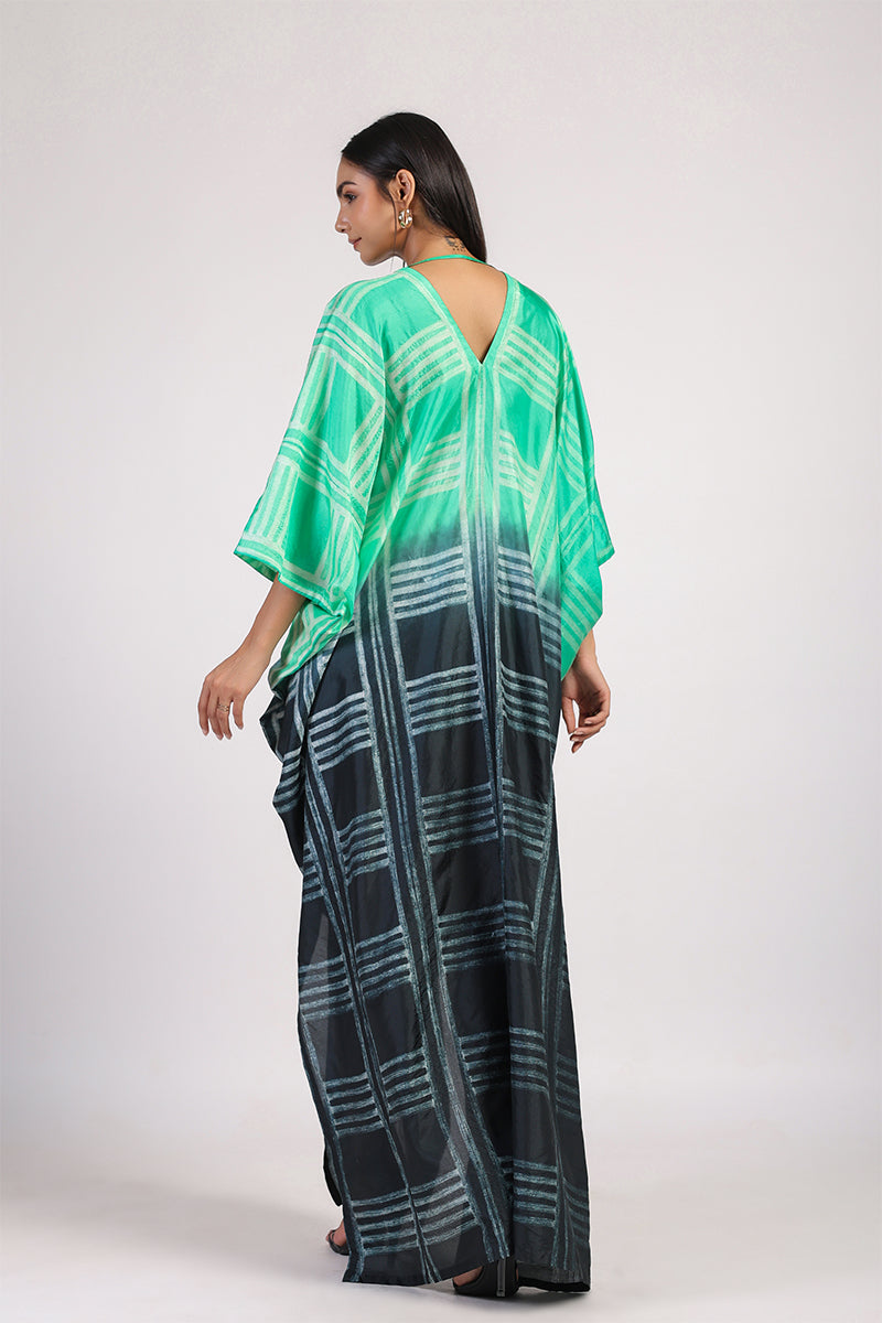 OMBRE SHIBORI KAFTAN