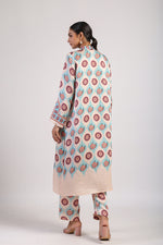 FEROZA AQUA STRAIGHT KURTA SET