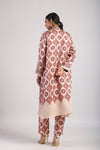 FEROZA BROWN STRAIGHT KURTA SET