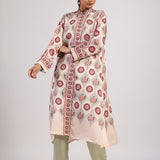Sage Printed Straight Kurta Set
