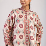 Sage Printed Straight Kurta Set