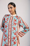 FEROZA AQUA STRAIGHT KURTA SET