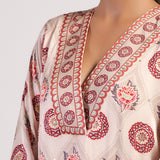 Sage Printed Embroidered Sharara Set