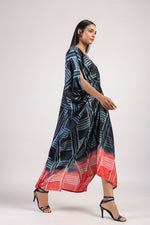 OMBRE SHIBORI KAFTAN