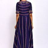 Moriya Embroidered Kurta With Dhoti Pants