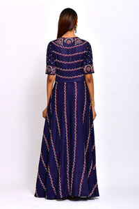 Moriya Embroidered Kurta With Dhoti Pants