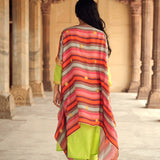 Tijara Cape & Baradari Kurta With Pants