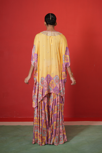 Butterfly Short Poncho Set