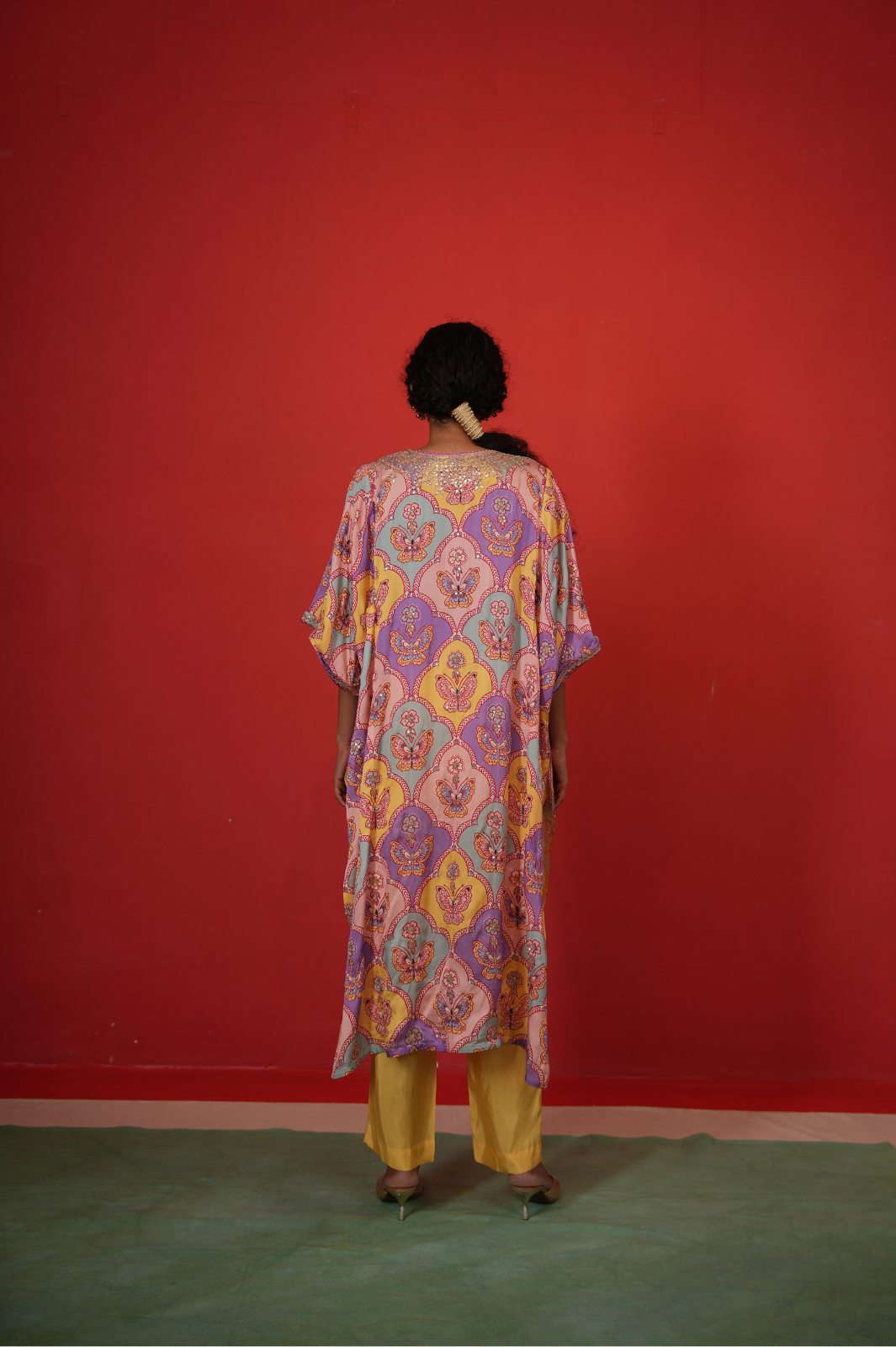 Butterfly chameli kaftan