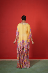 Butterfly short poncho set