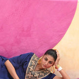 Purple Embroidered Chameli Kaftan Set