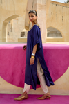 Jantar Mantar Purple Chameli Kaftan Set