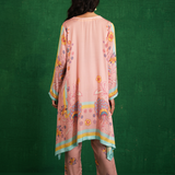 Butterfly Pink Poncho Set