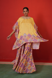 Butterfly Short Poncho Set