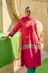 Jantar Mantar Red/Fuschia kurta set