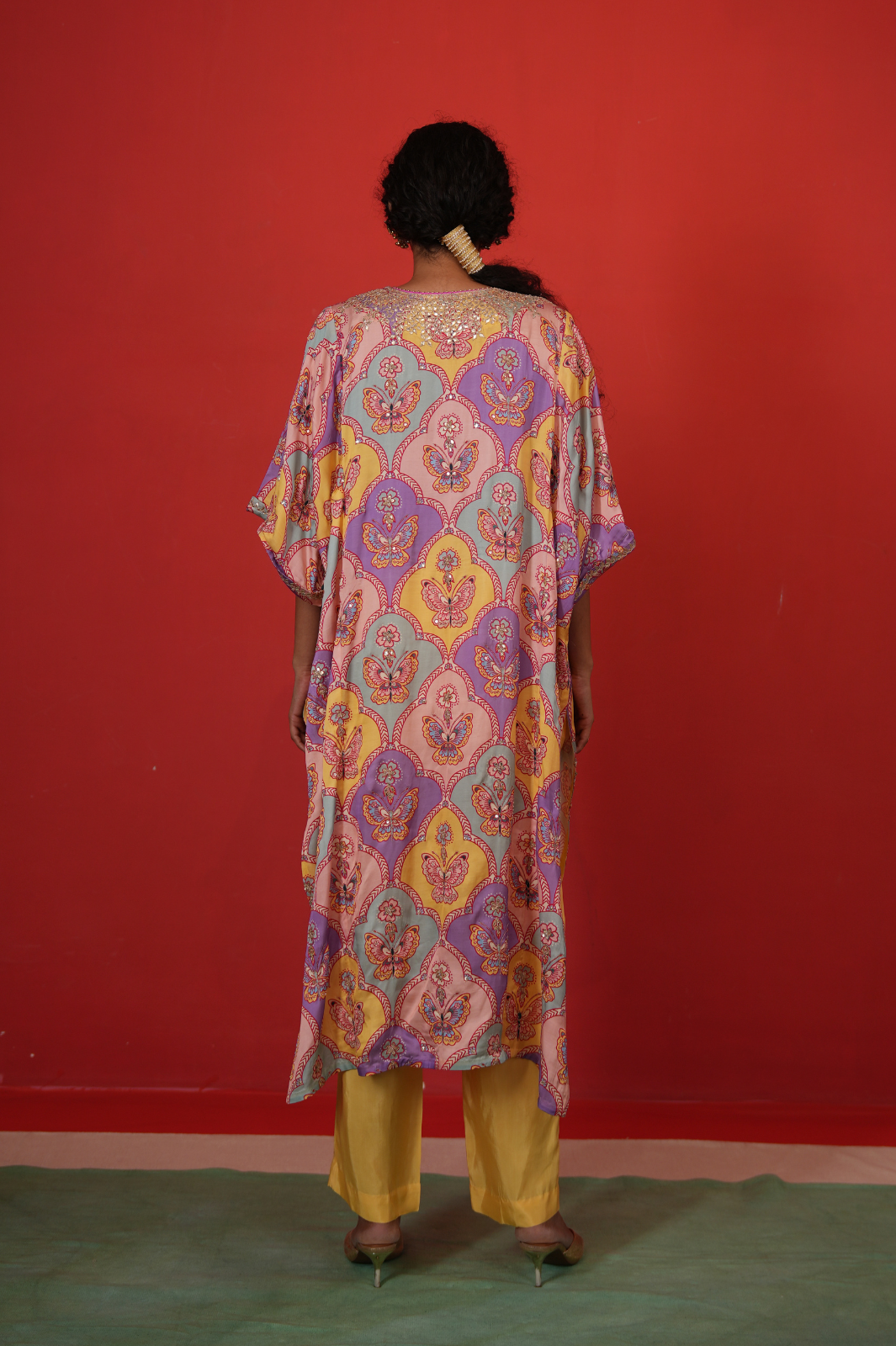 Butterfly chameli kaftan