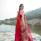 Morbagh Rose Pink Peacock Saree With Blouse