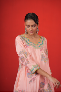 Butterfly short kurta sharara set