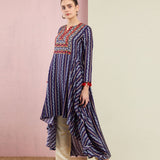 Morbagh Tribal Blue Cape Set