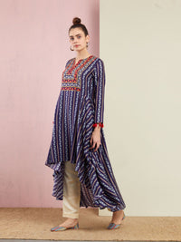 Morbagh Tribal Blue Cape Set