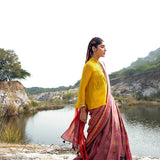 Morbagh Rose Pink Saree With Blouse