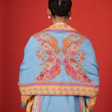 Blue Multi Panel Kurta Set