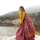 Morbagh Rose Pink Saree With Blouse