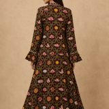 Bundi Brown Front Button Kurta / Dress