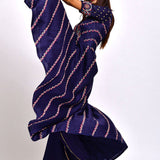 Moriya Embroidered Kurta With Dhoti Pants