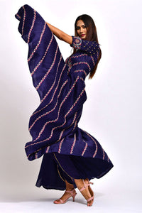 Moriya Embroidered Kurta With Dhoti Pants