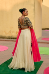 Jantar mantar Chand Lehenga Set