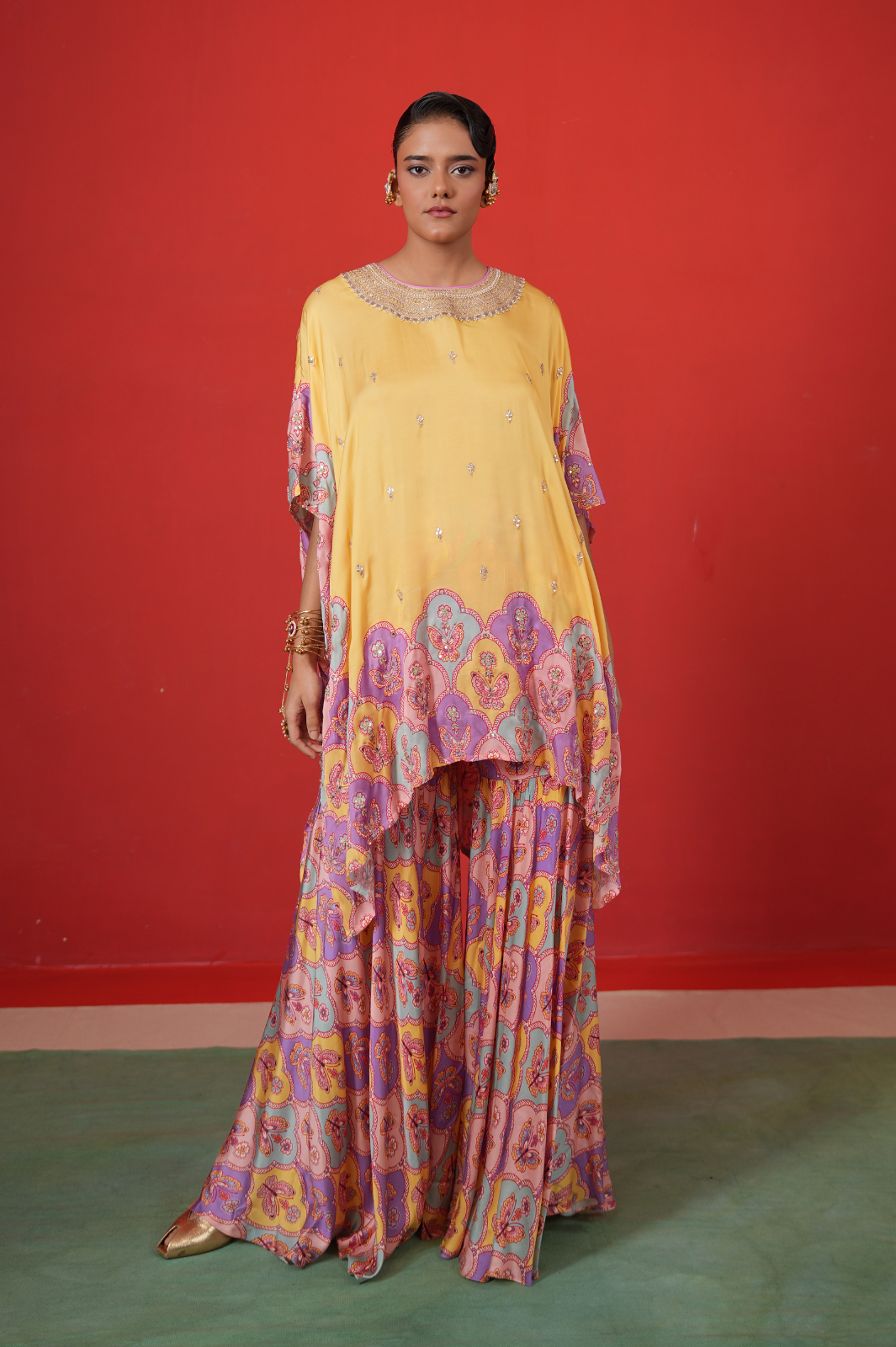Butterfly Short Poncho Set