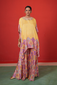 Butterfly Short Poncho Set