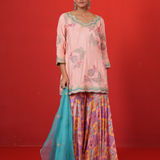 Buy Butterfly Short Kurta Sharara Set Online