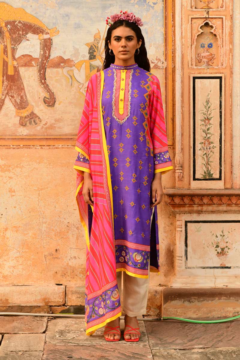 Nandini Kurta Set With Dupatta