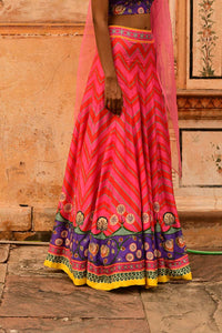 Mastani Silk & Organza Lehenga With Dupatta