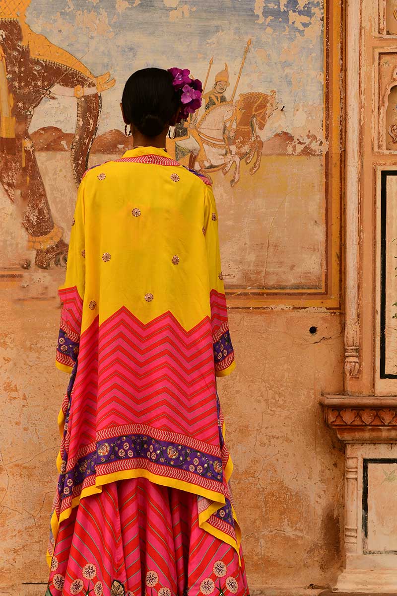 Mastani Lehenga With Cape