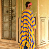 Blue Rani Cape Set