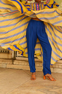 Blue Rani Cape Set