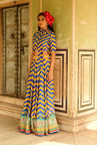Blue Mastani Lehenga Set