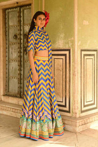 Blue Mastani Lehenga Set
