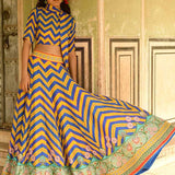 Blue Mastani Lehenga Set