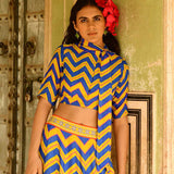 Blue Mastani Lehenga Set