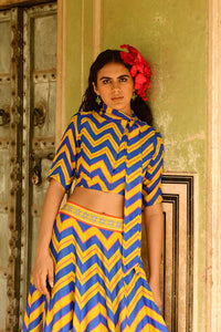 Blue Mastani Lehenga Set