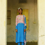 Champa Blue Kurta Set With Dupatta